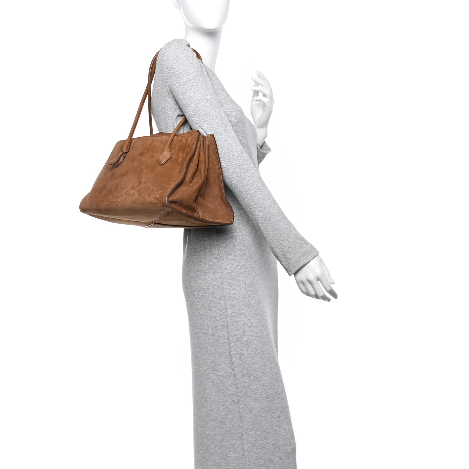 Nubuck Le Teckel Tote Terre D'Ombre Terre D'Ombre