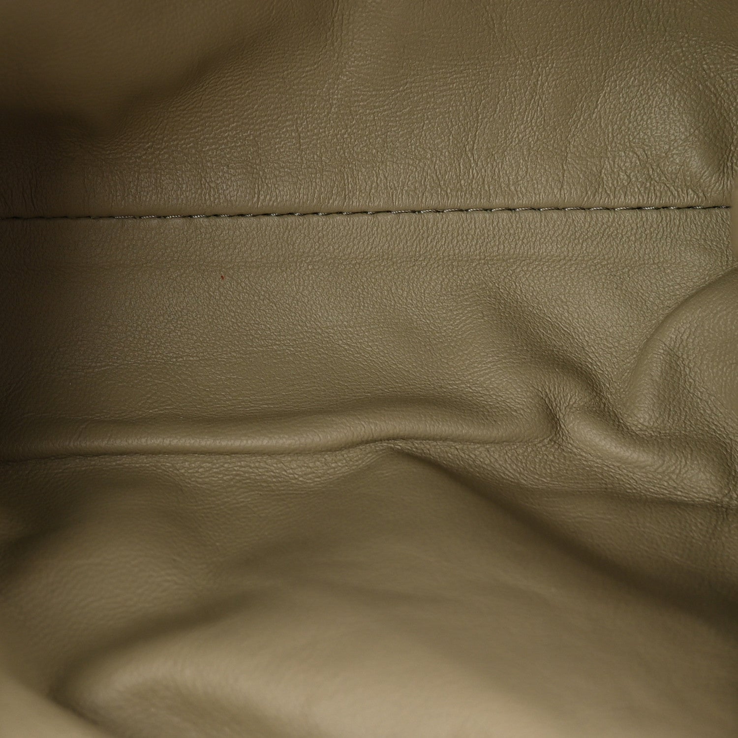 Patent Intrecciato The Mini Pouch Travertine