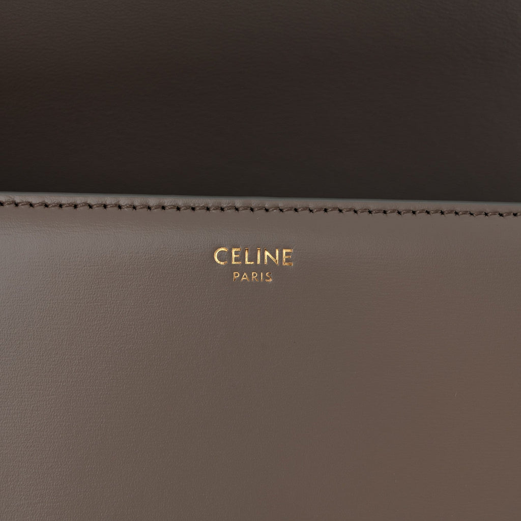 Shiny Calfskin Teen Triomphe Pebble