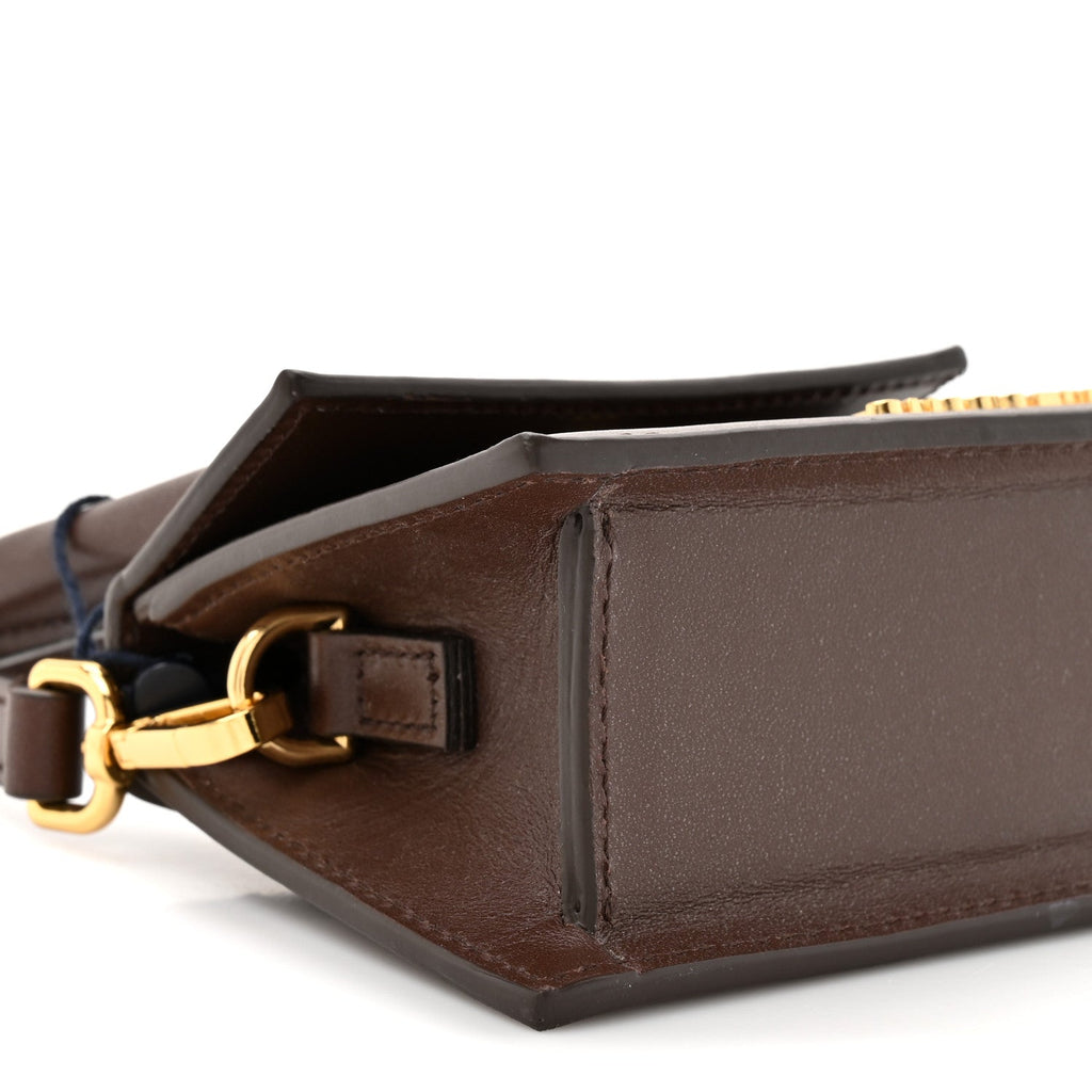 Smooth Calfskin Le Chiquito Dark Brown