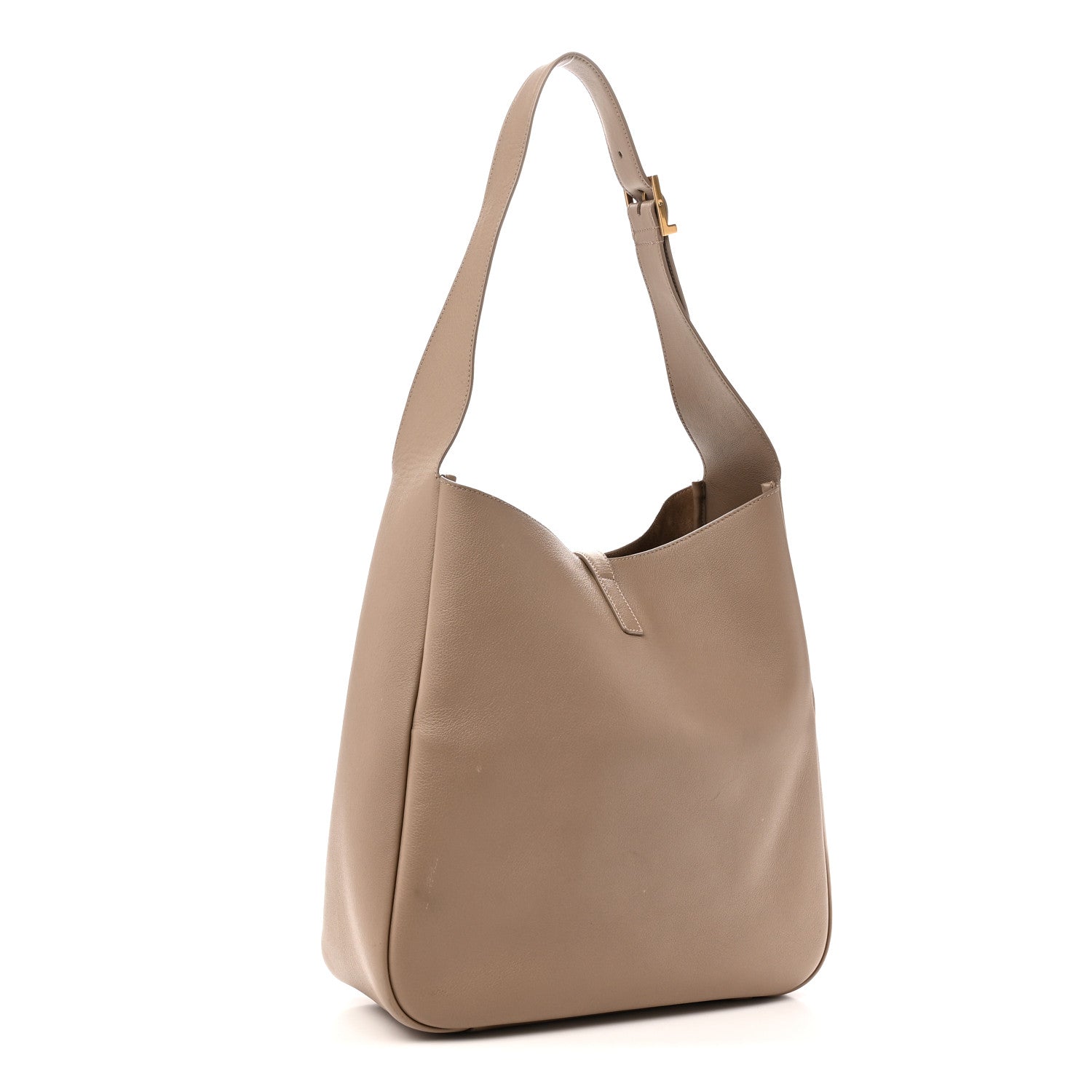 Supple Calfskin Large Le 5 A 7 Soft Hobo Dusty Grey