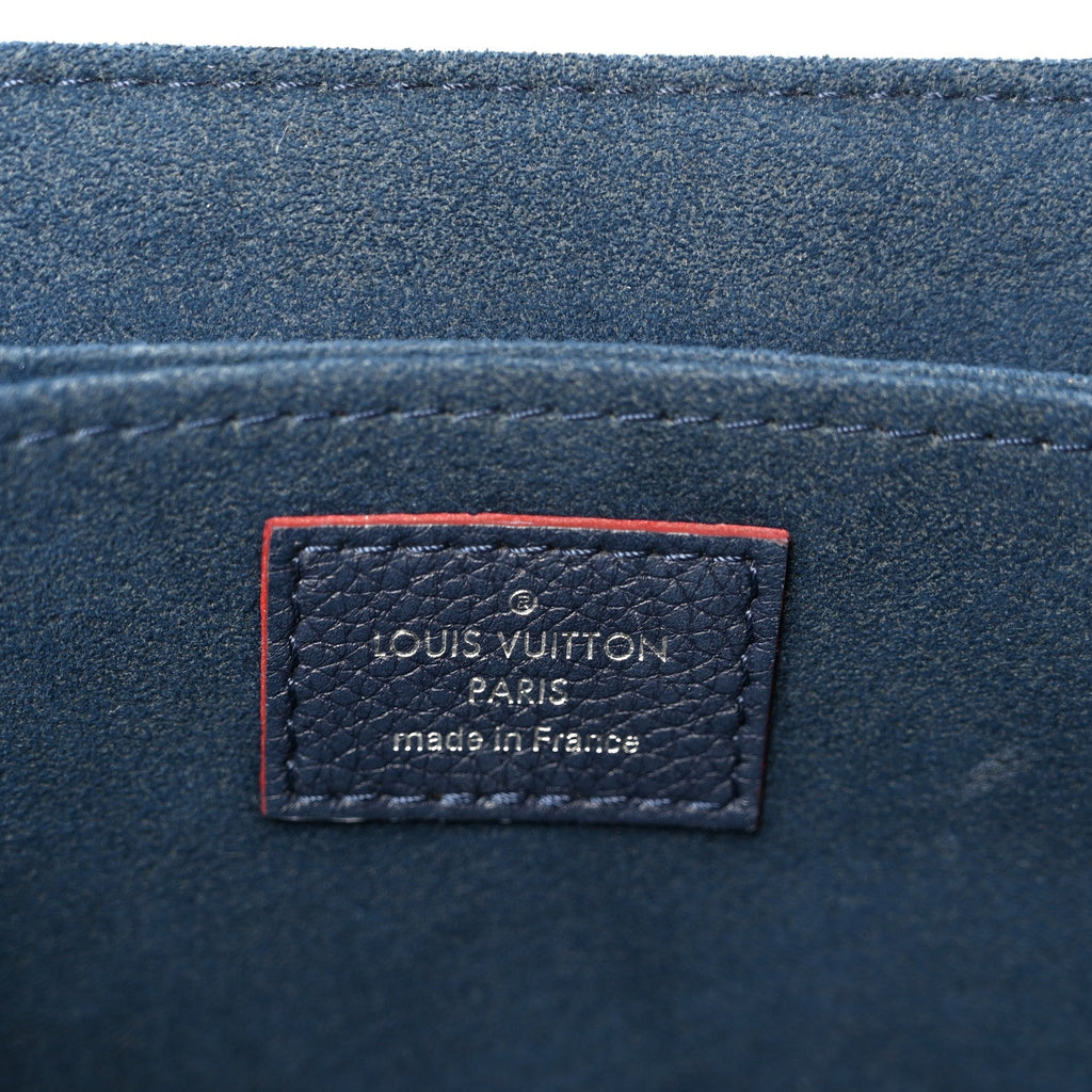 Soft Calfskin My Lockme Top Handle Marine Rouge