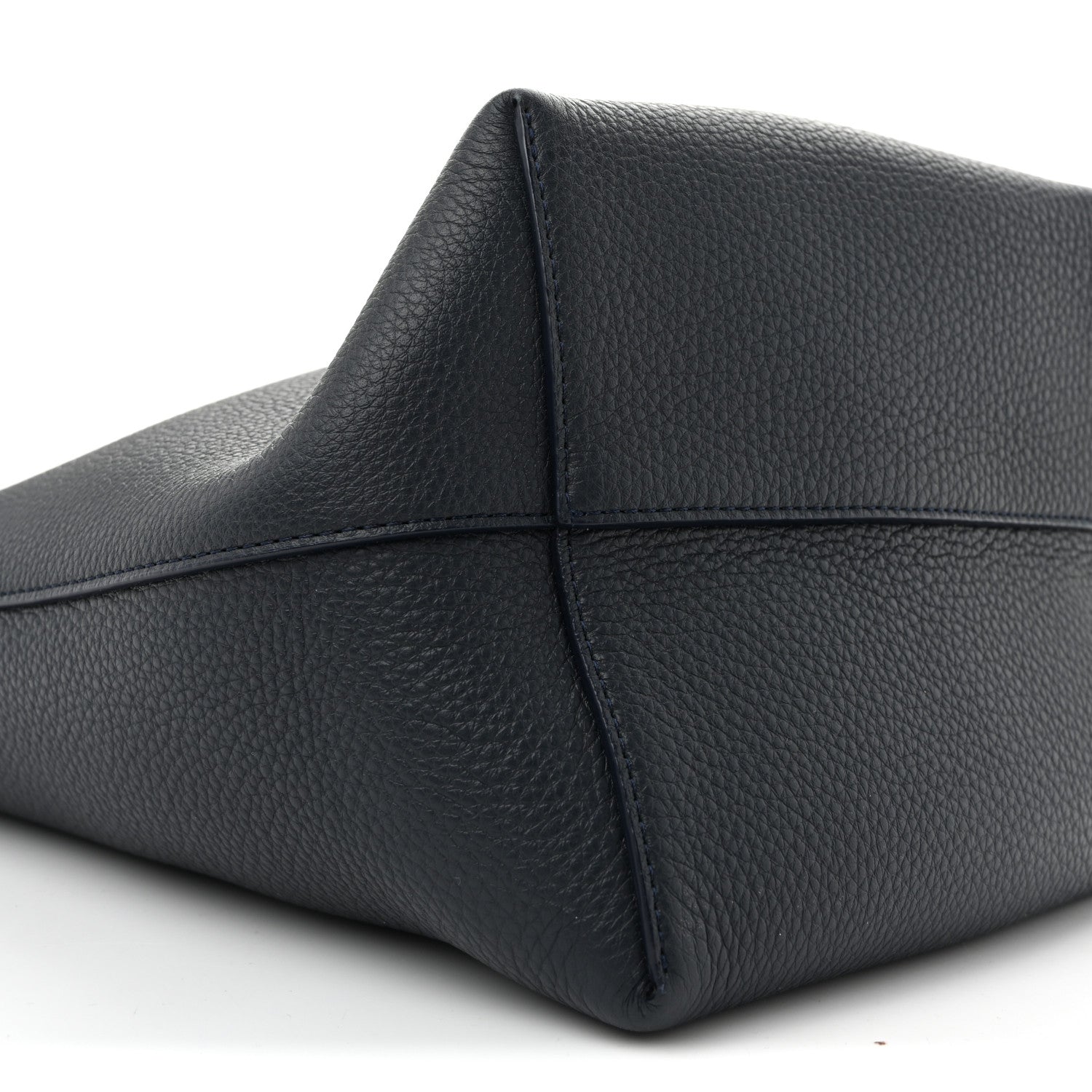 Grained Calfskin Medium N/S Park Tote Marine