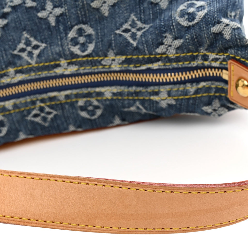 Monogram Denim Baggy PM Blue