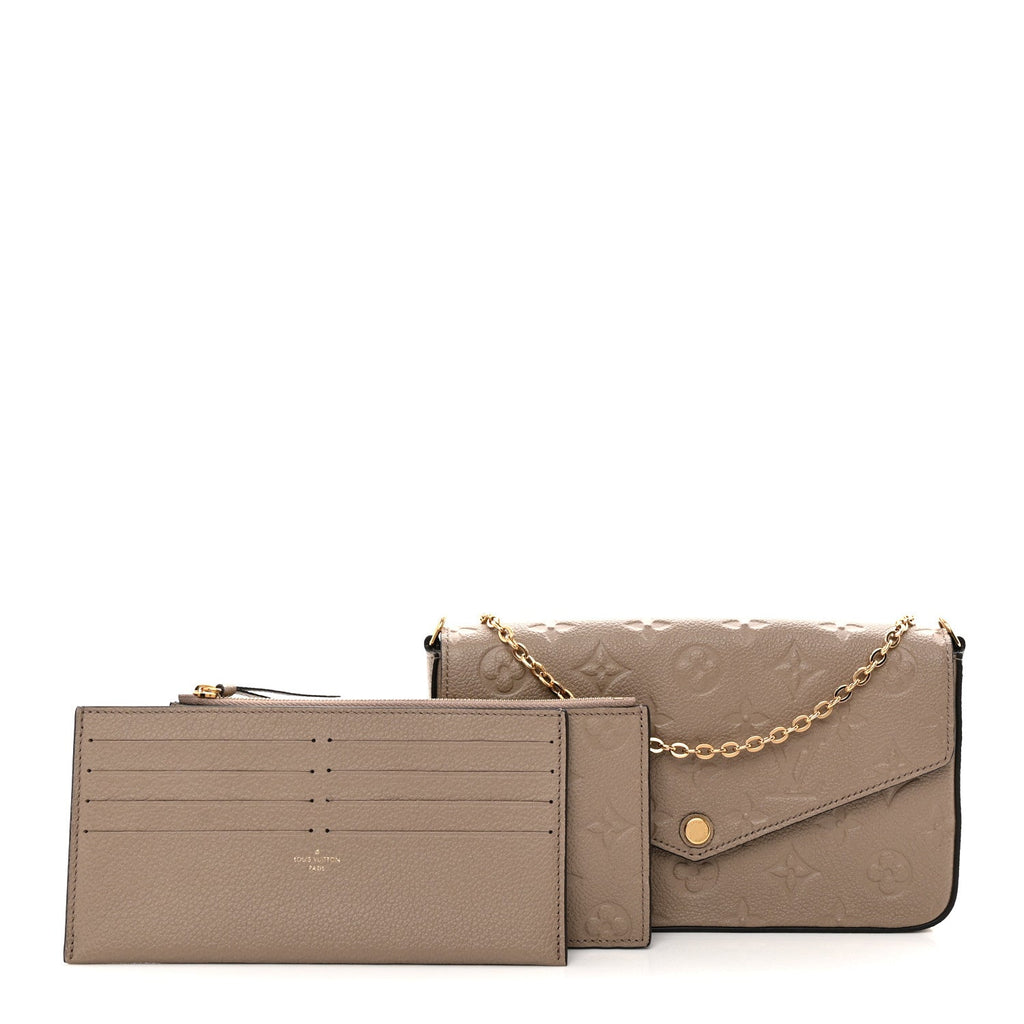 Empreinte Pochette Felicie Chain Wallet Tourterelle