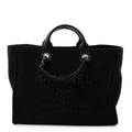 Mixed Fibers Medium Deauville Tote Black