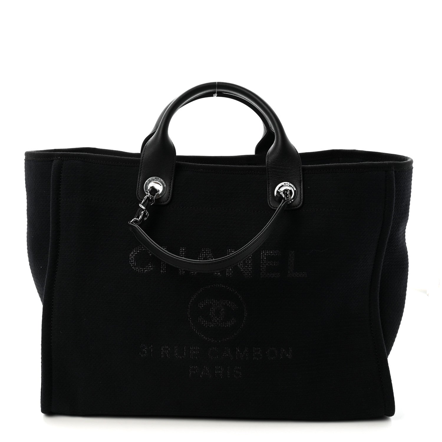 Mixed Fibers Medium Deauville Tote Black