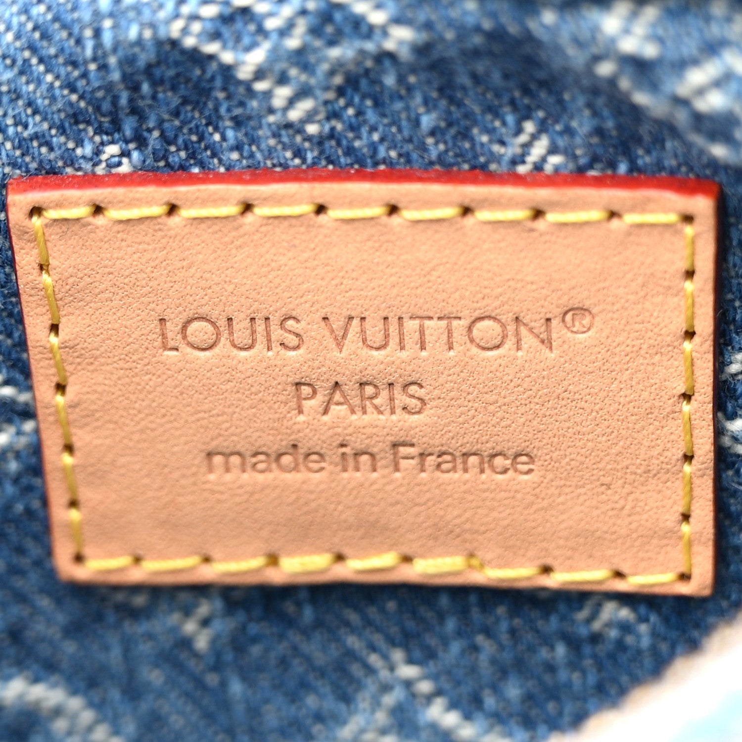 Monogram Denim Pochette Valley Blue