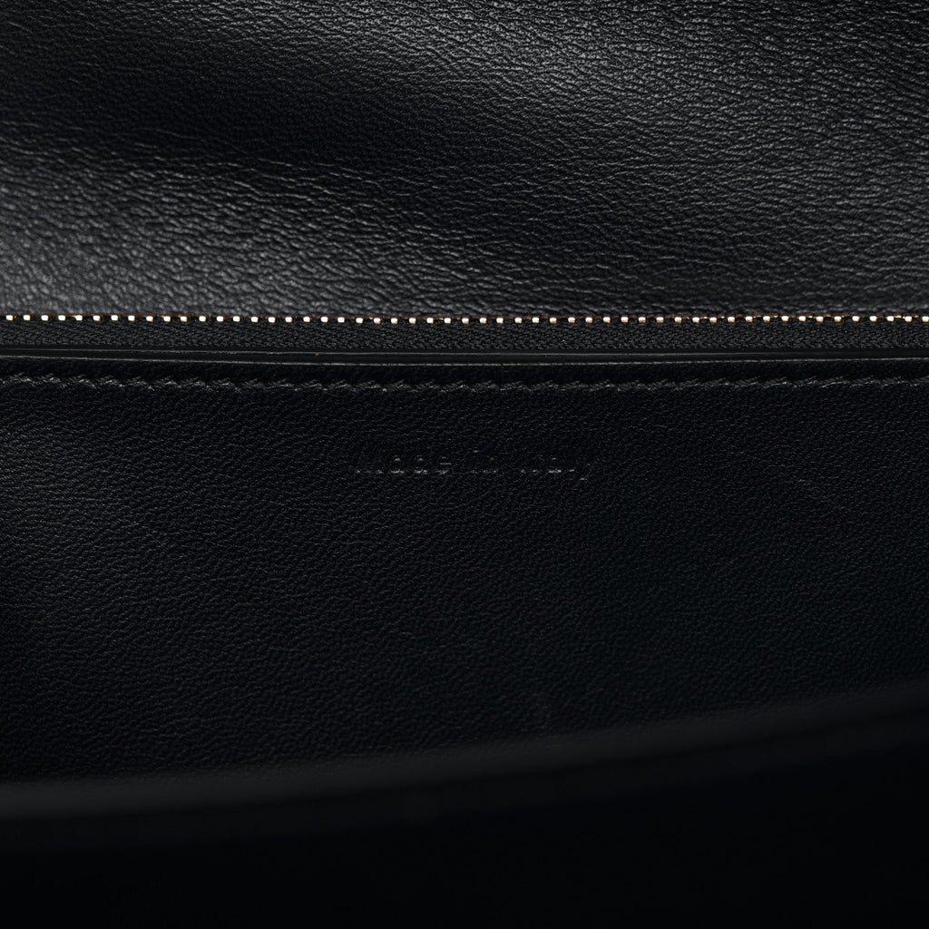 Box Calfskin Medium Classic Box Flap Bag Navy