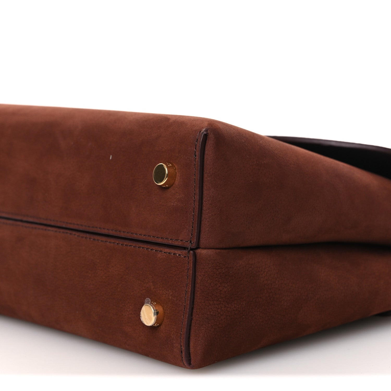Grained Nubuck Calfskin Medium Nino Chestnut