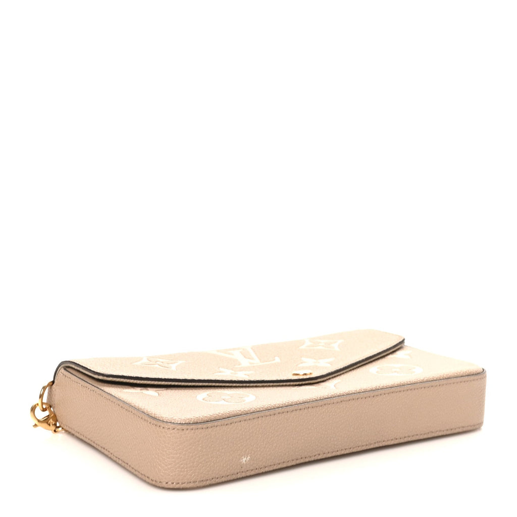 Empreinte Monogram Giant Felicie Pochette Tourterelle Creme