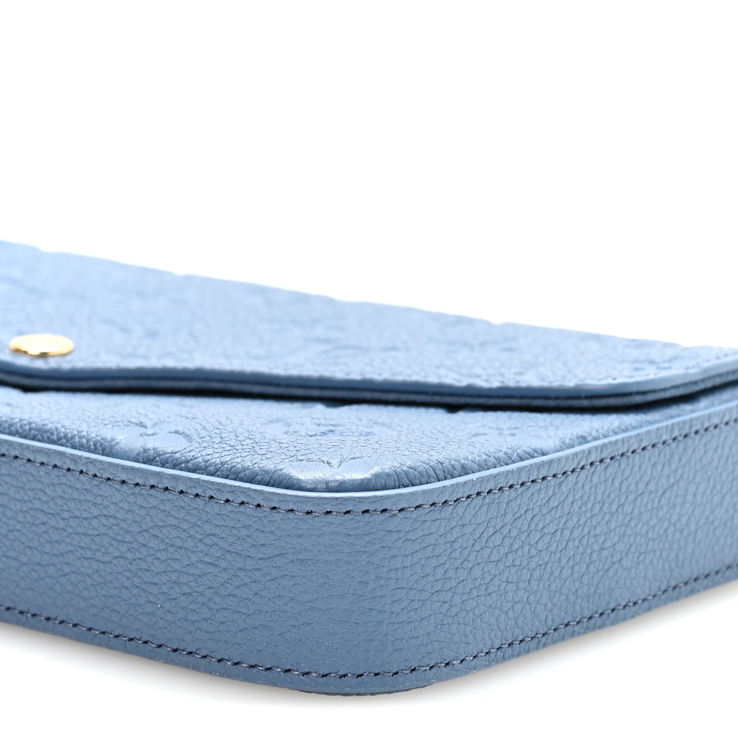 Empreinte Pochette Felicie Chain Wallet Blue Jean