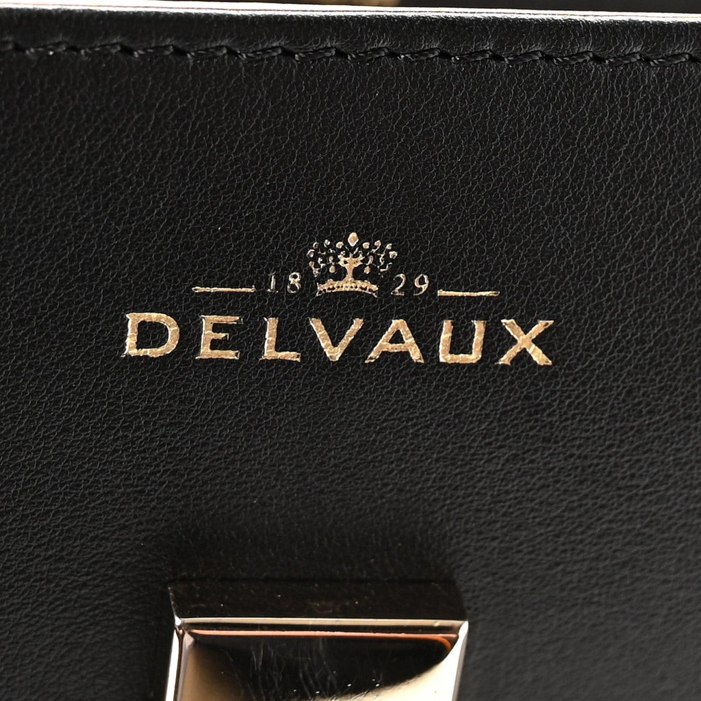 Calfskin MM Tempete Satchel Black