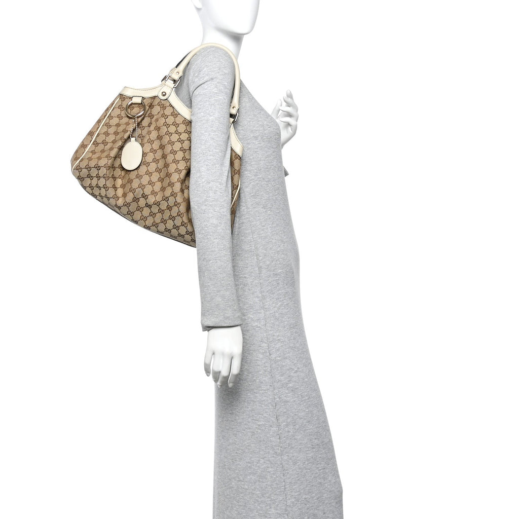 Monogram Medium Sukey Tote Off White