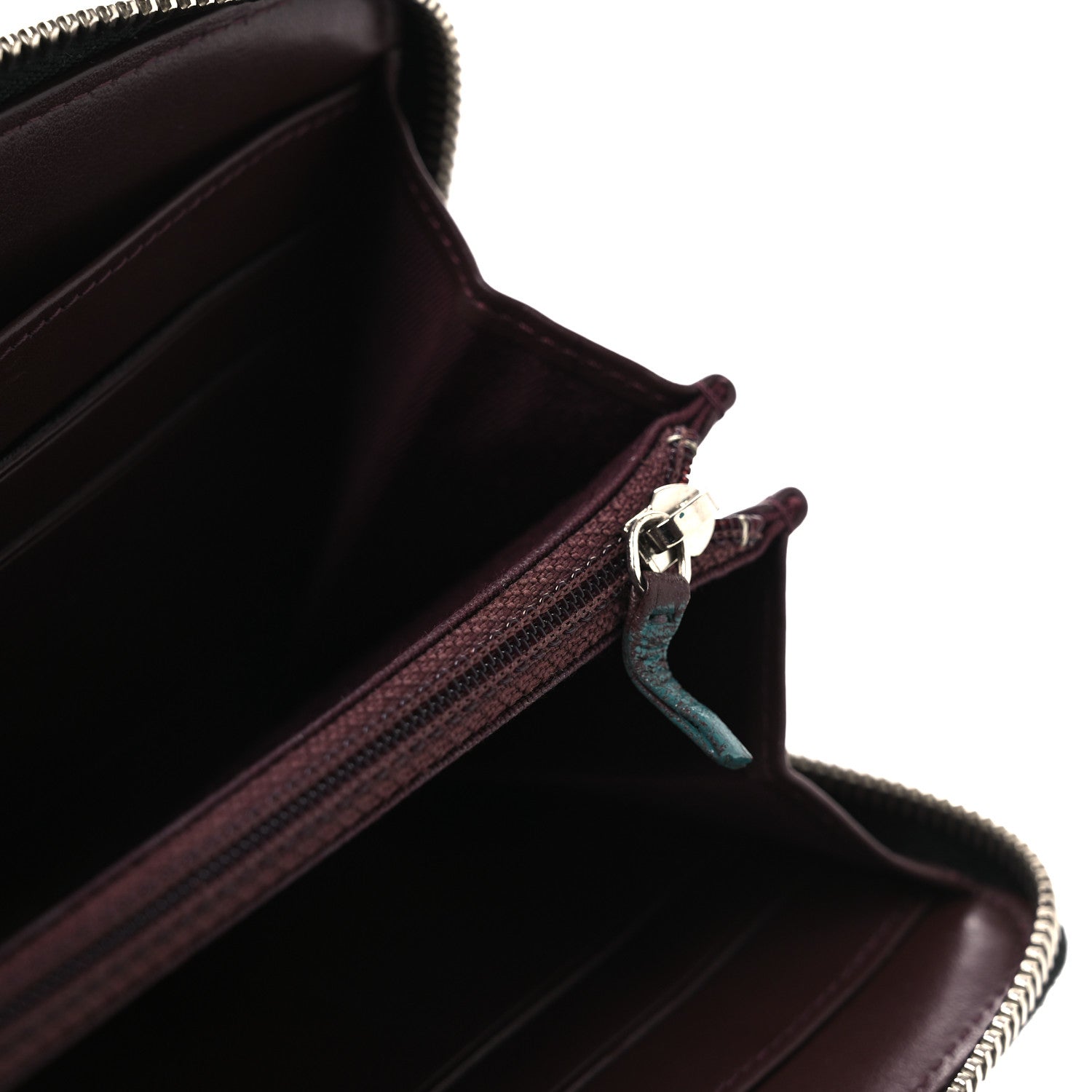 Caviar Quilted Large Gusset Zip Around Wallet Black