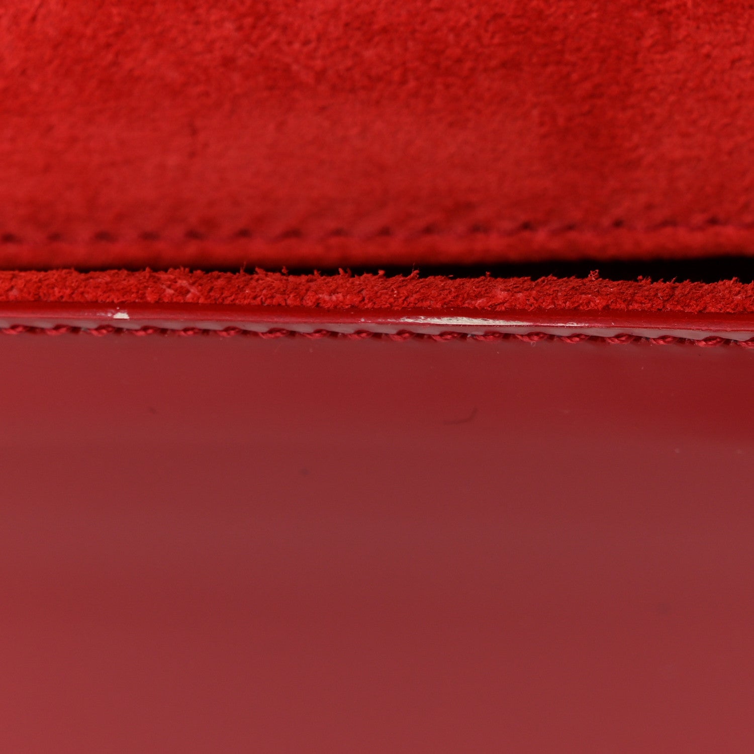 Patent Monogram Large Belle De Jour Clutch Red