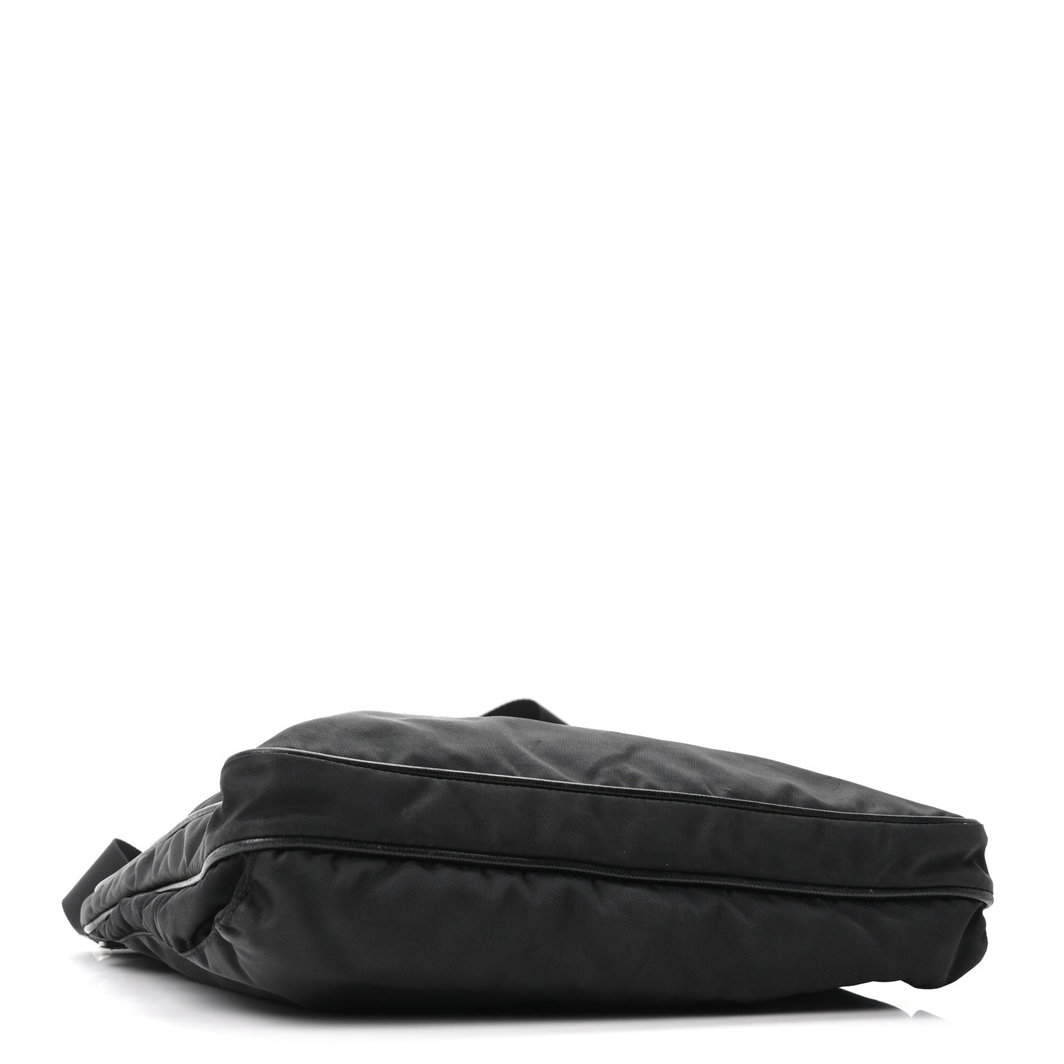 Tessuto Nylon Saffiano Small Crossbody Bag Black