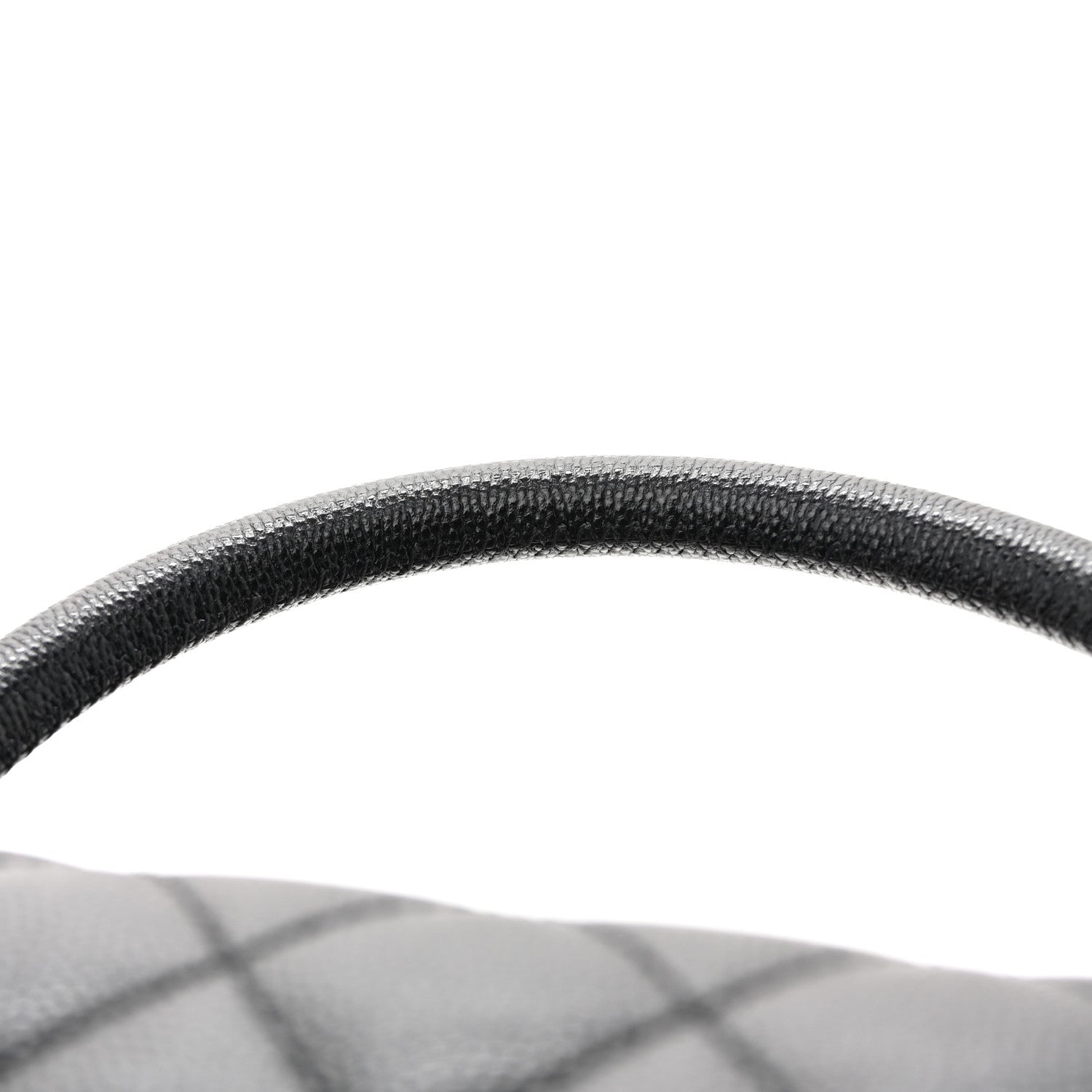 Caviar Quilted Small Coco Handle Flap Black
