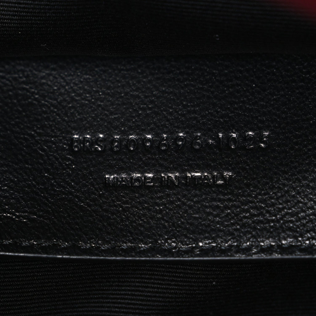 Lambskin Matelasse Monogram Medium Jamie 4.3 New Dark Bordeaux