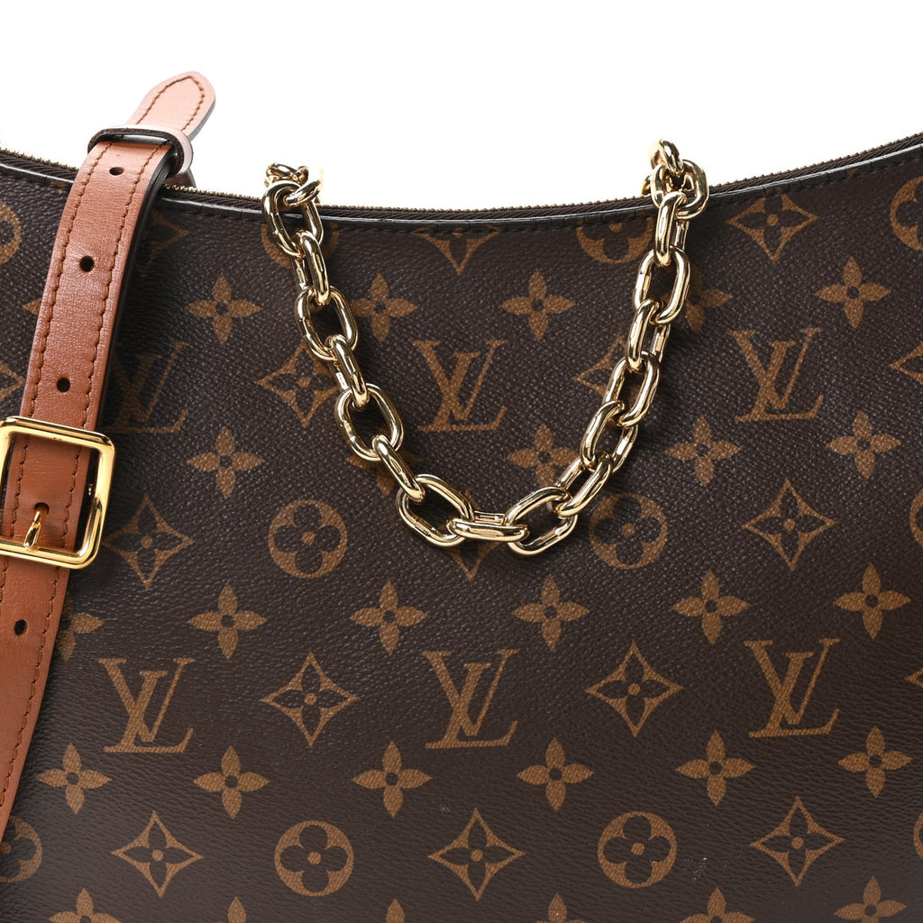 Reverse Monogram Loop Hobo