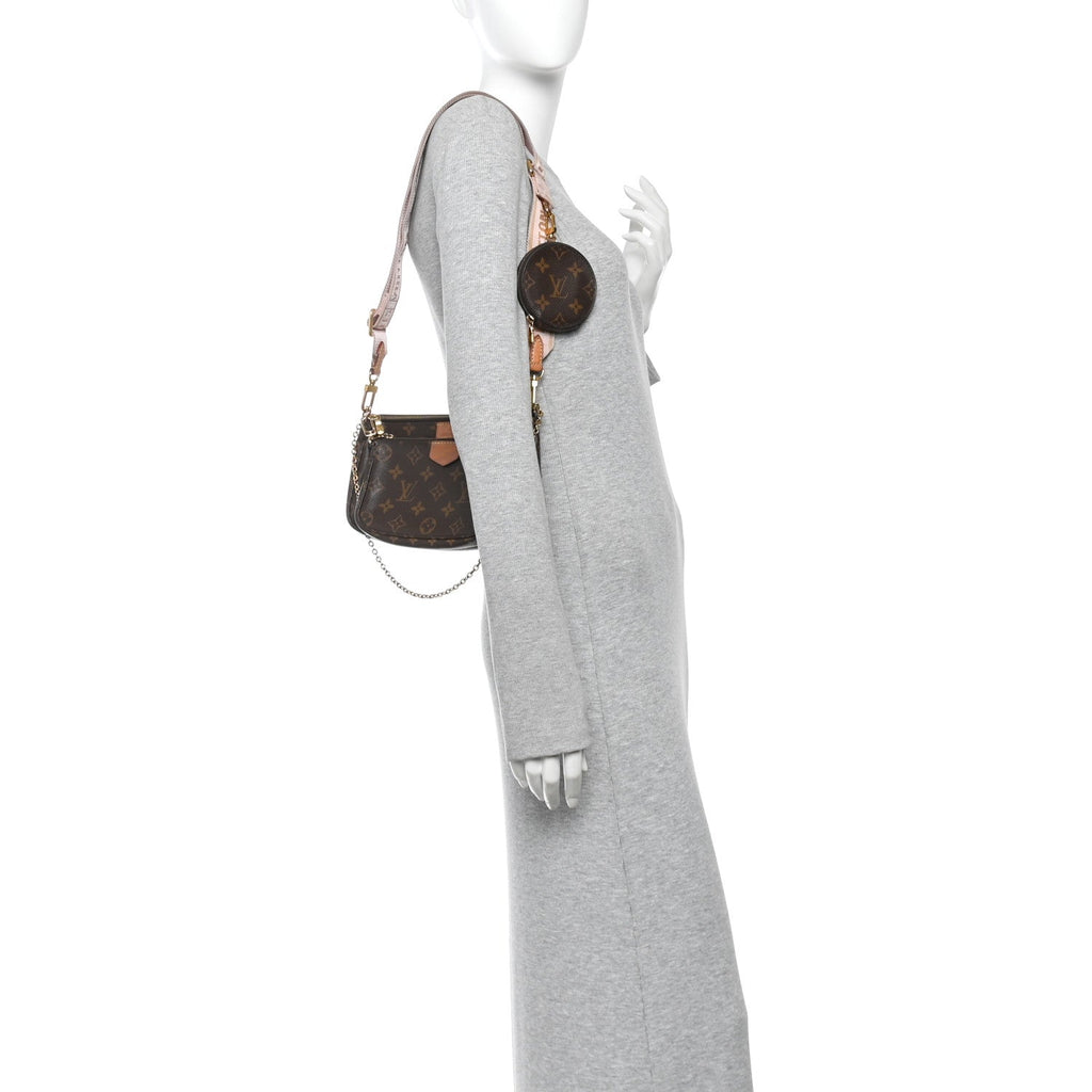 Monogram Multi Pochette Accessories Rose Clair