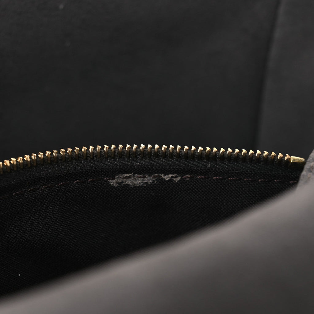 Chenille FF Embroidered Baguette Antracite Asfalto