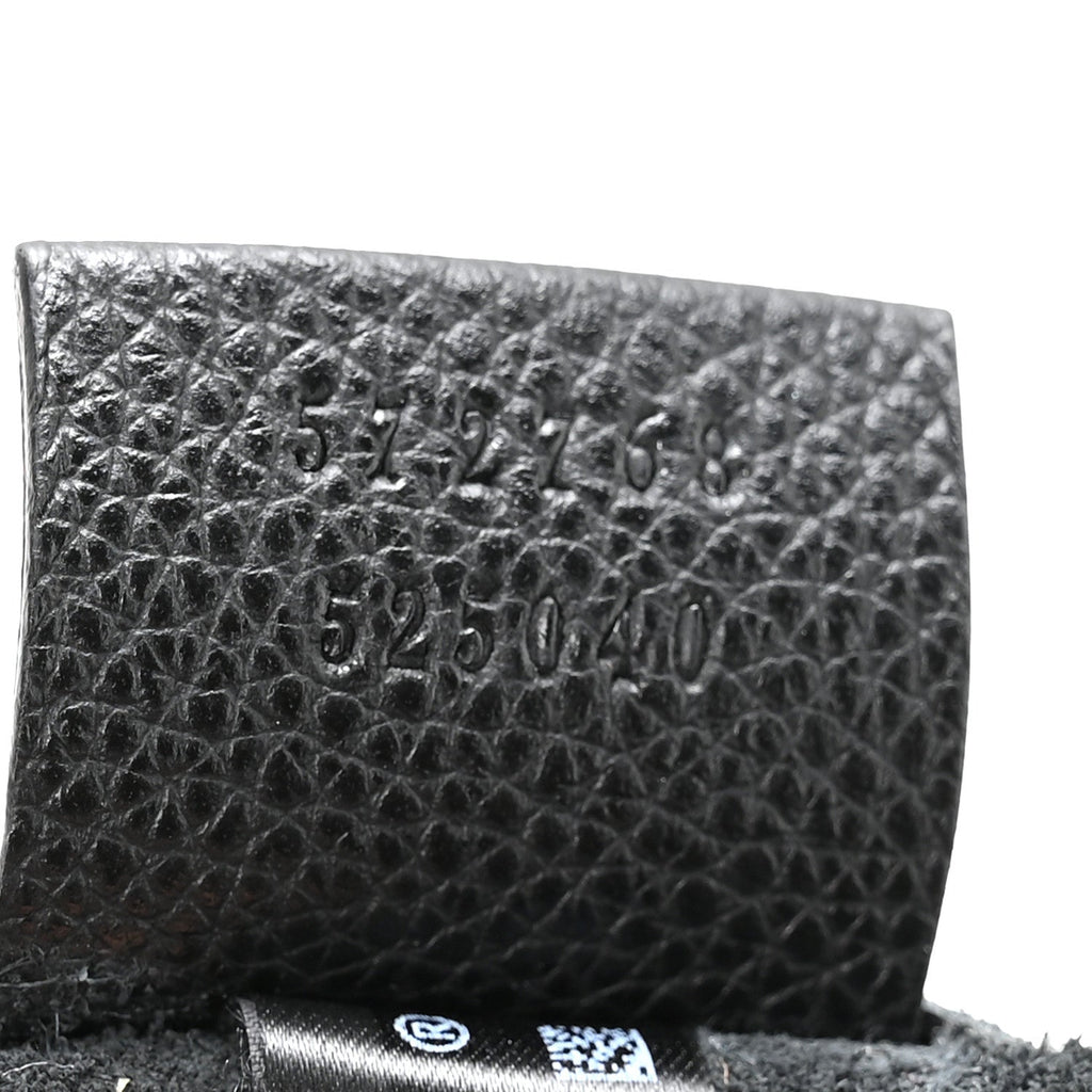 Calfskin Mens Logo Vertical Shopping Tote Black