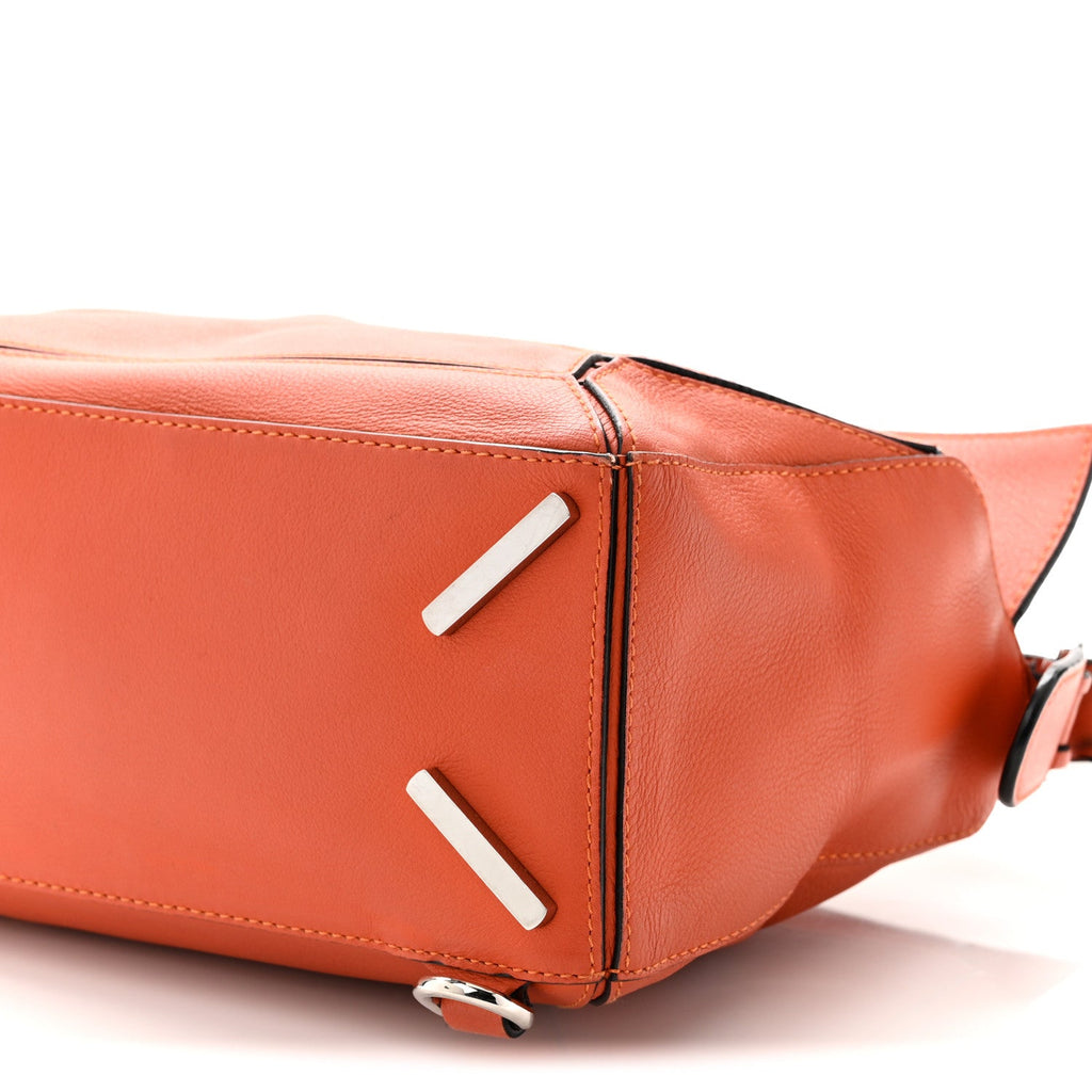 Calfskin Small Puzzle Bag Orange