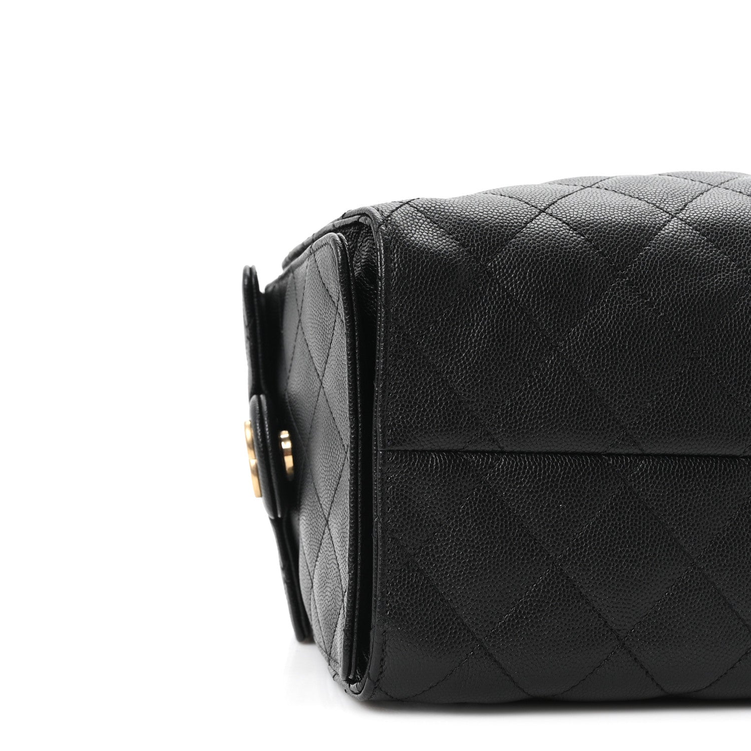 Caviar Quilted Small Chanel 25 Handbag Black