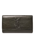 Textured Patent Monogram Large Belle De Jour Green