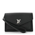 Soft Calfskin My Lockme Chain Pochette Black