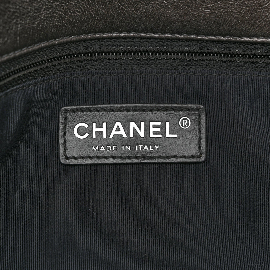 Calfskin Quilted Medium Chain Me Flap Grey