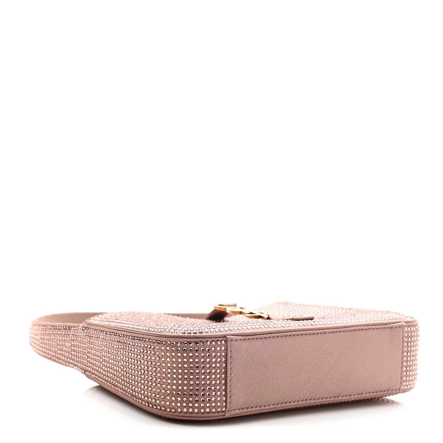 Satin Crystal Le 5 A 7 Mini Hobo Elderberry