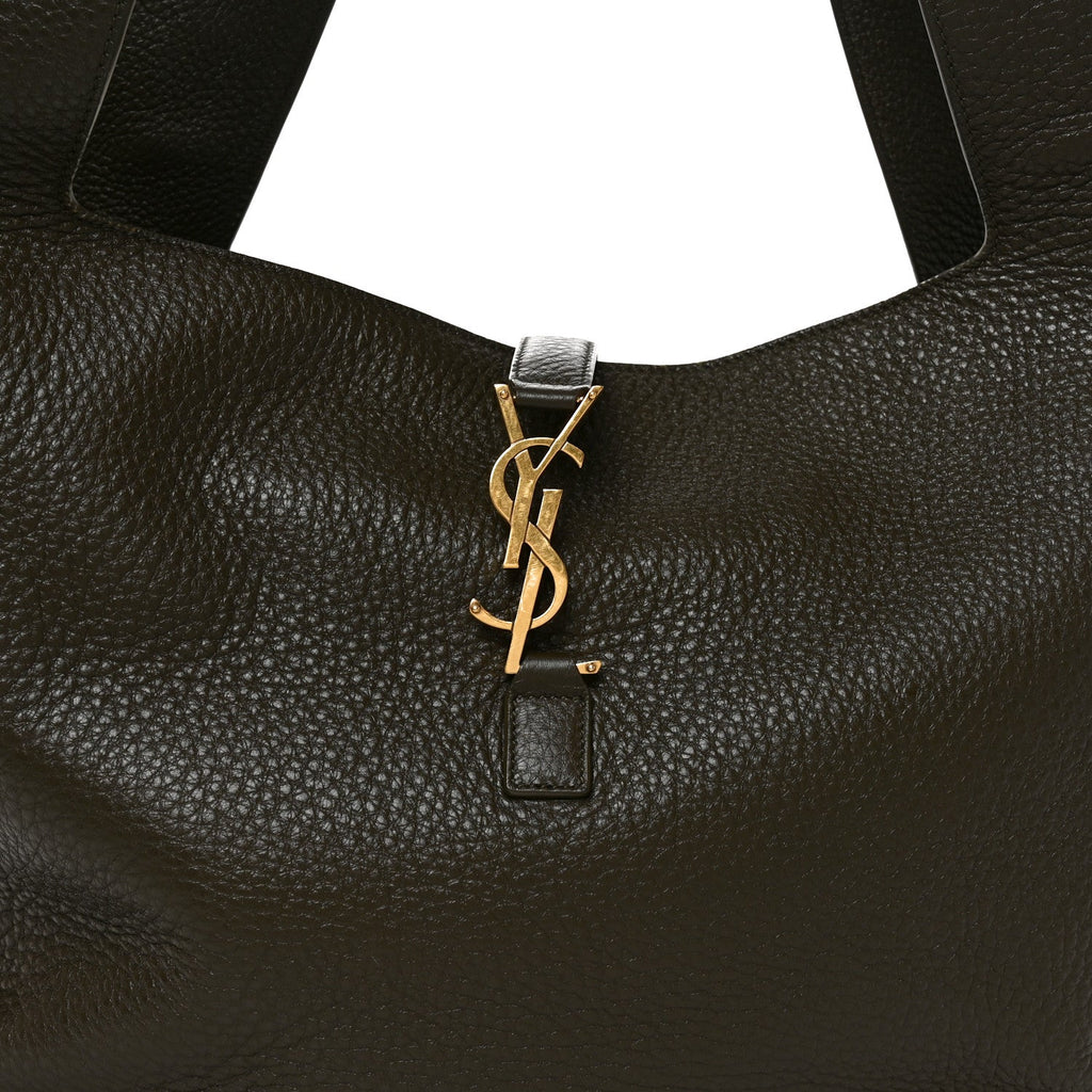 Grained Deerskin Bea Tote Light Musk