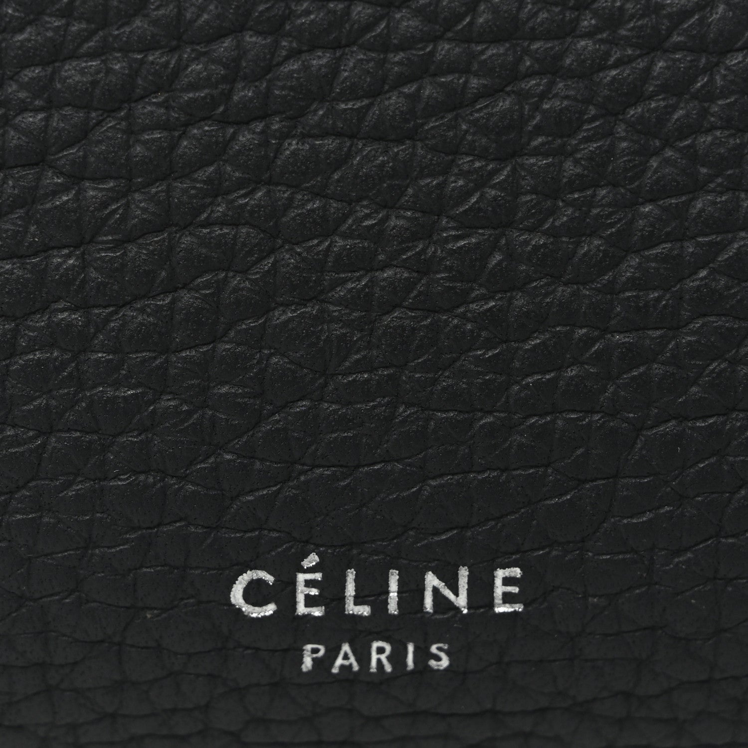 Supple Grained Calfskin Small Big Bag Anthractie