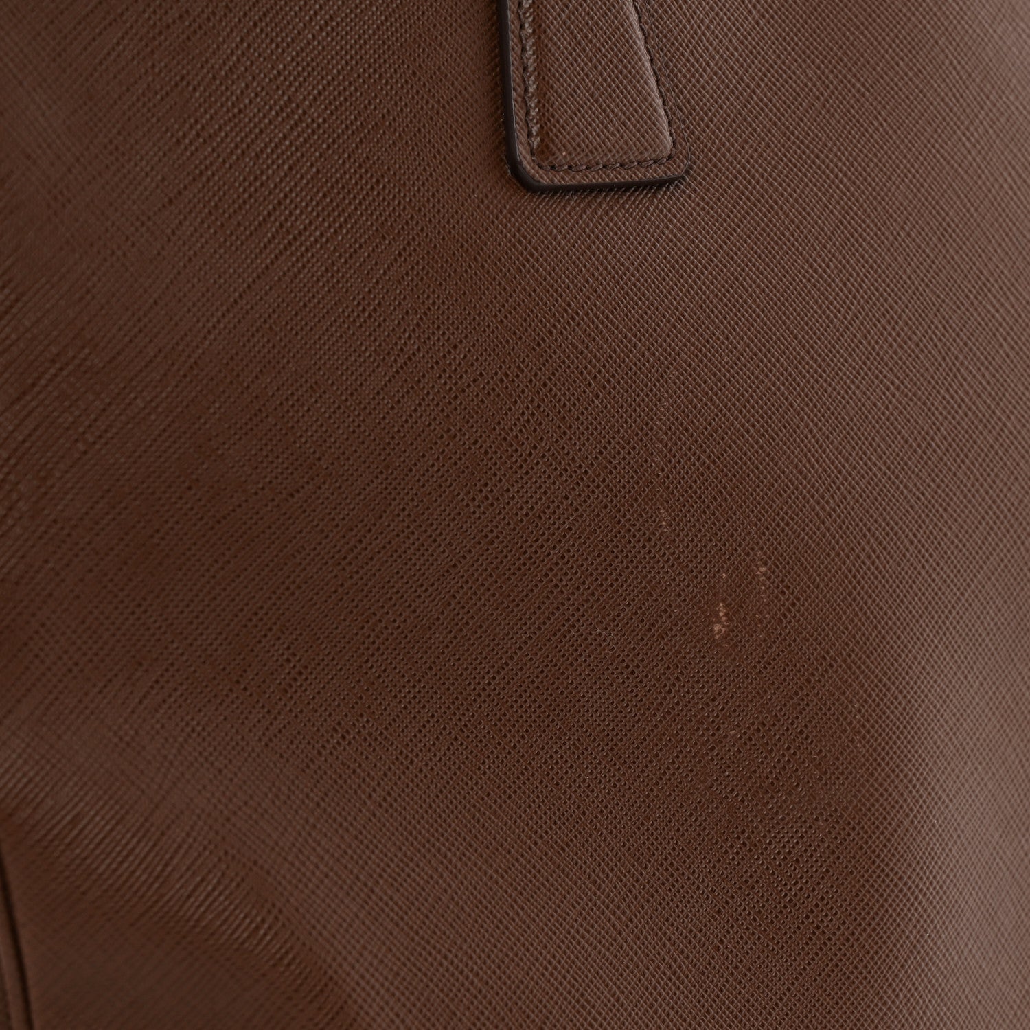 Saffiano Lux Large Galleria Double Zip Tote Cacao