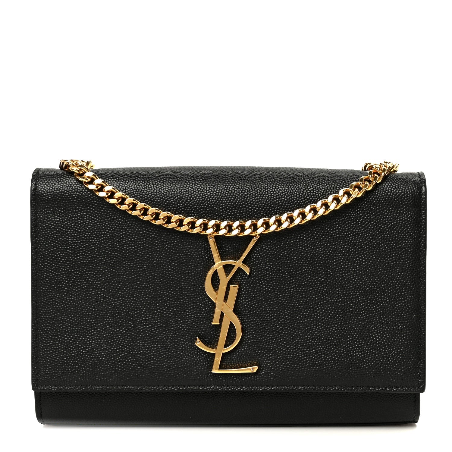 Grain De Poudre Small Monogram Kate Satchel Black
