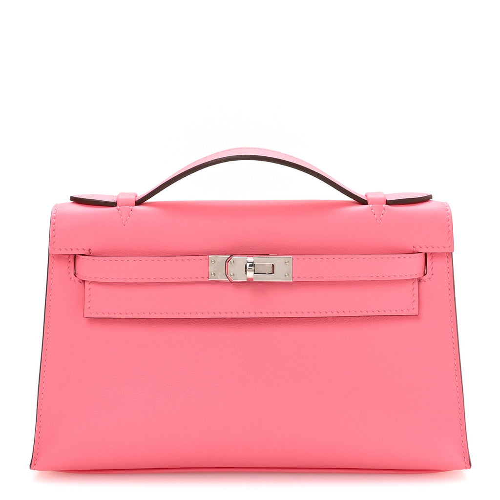 Swift Kelly Pochette Clutch Rose Azalee