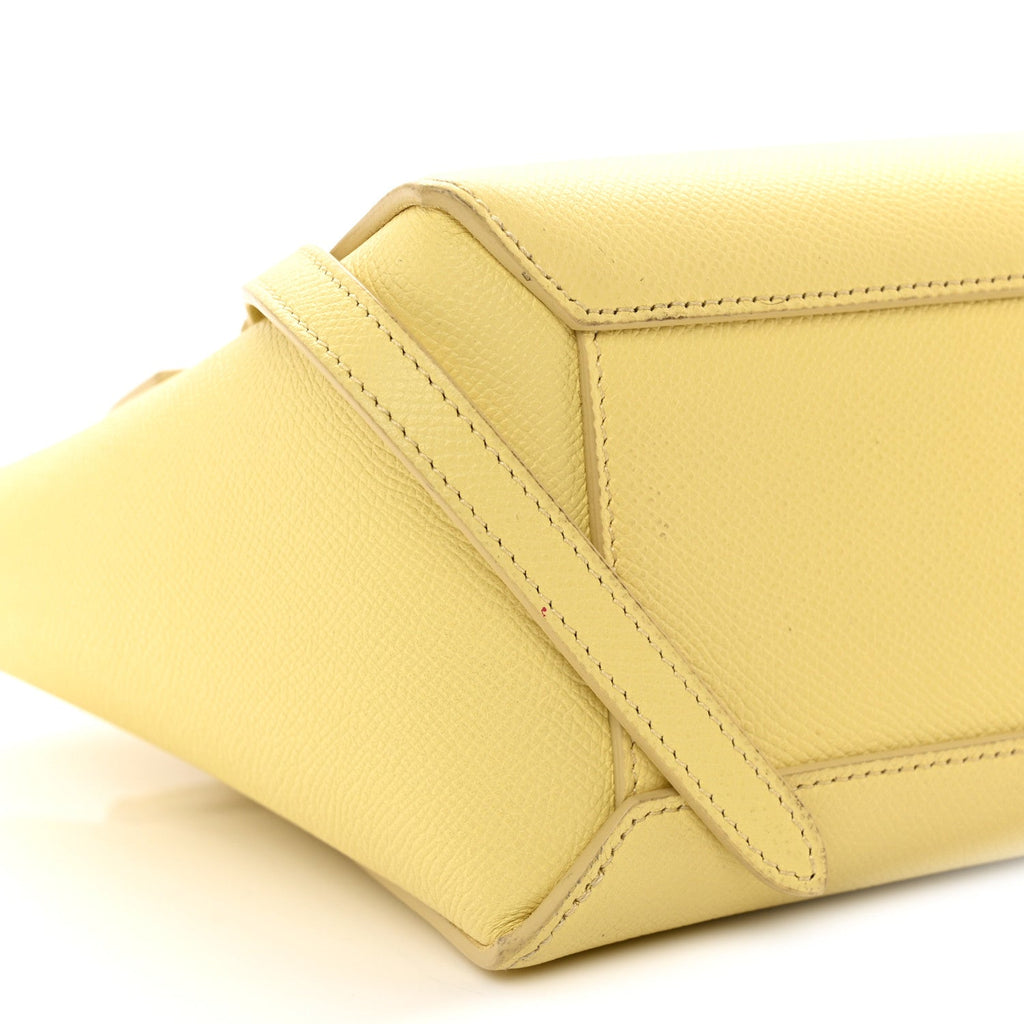 Grained Calfskin Nano Belt Bag Bergamote