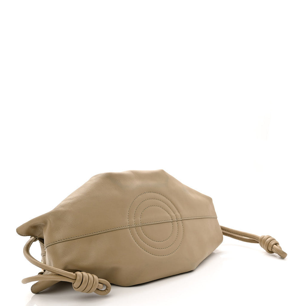 Shiny Nappa Calfskin Small Paseo Bag Clay Green