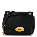 Heavy Grained Calfskin Darley Satchel Black