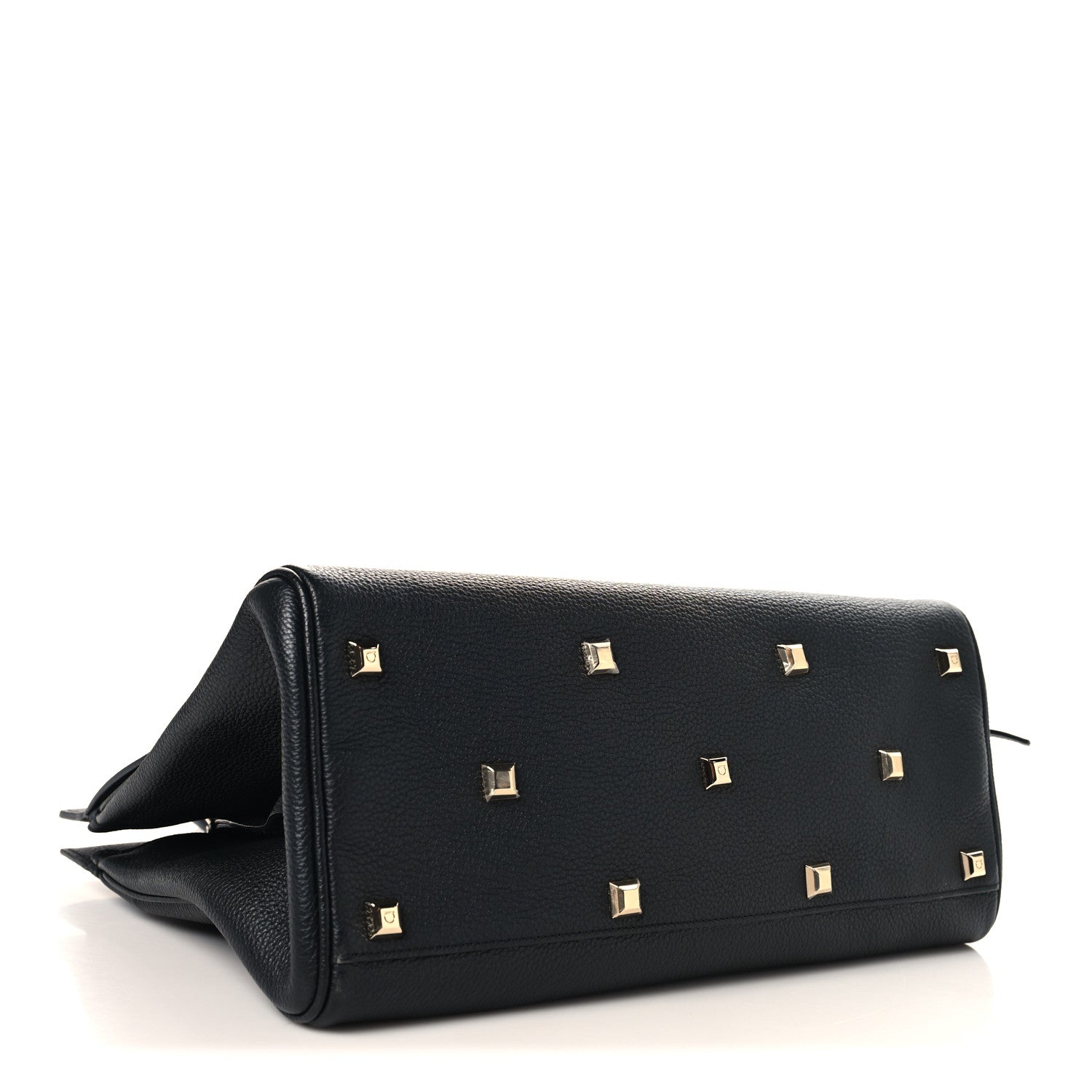 Calfskin Large Studio Bag Black
