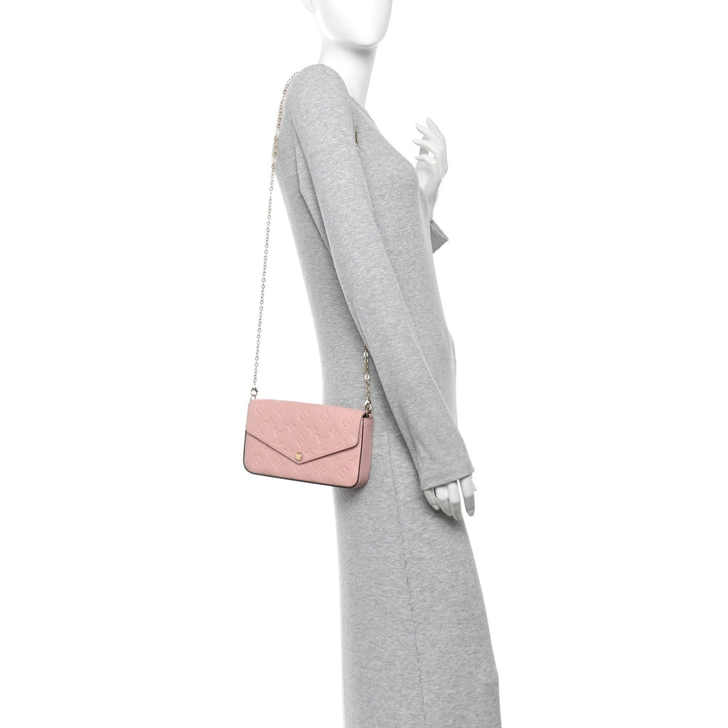 Empreinte Pochette Felicie Chain Wallet Rose Poudre