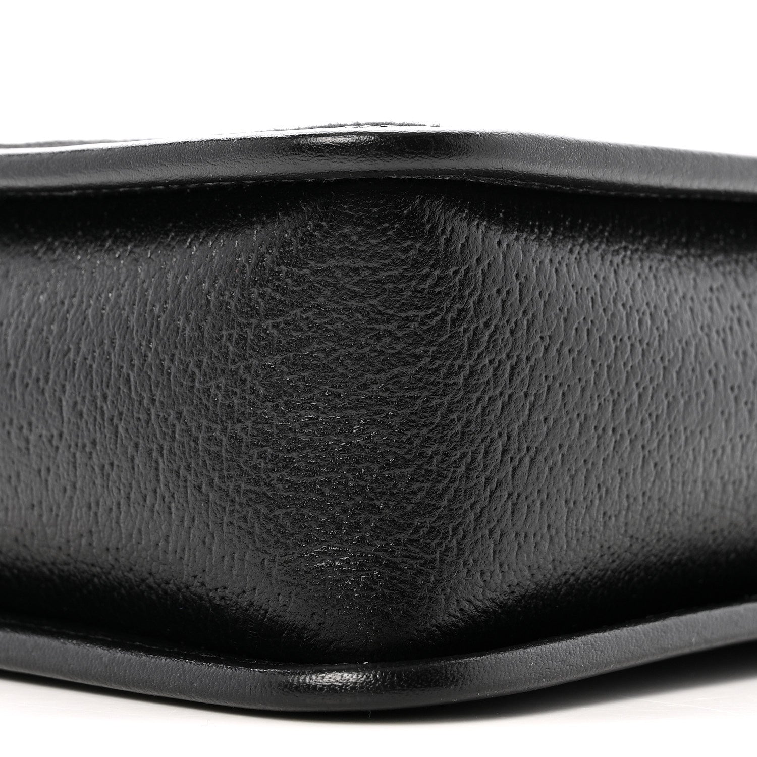 Monogram Jumbo GG Textured Dollar Calfskin Web Mini Crossbody Bag Black