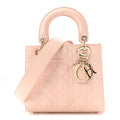 Lambskin Cannage Small My ABCDior Lady Dior Light Pink