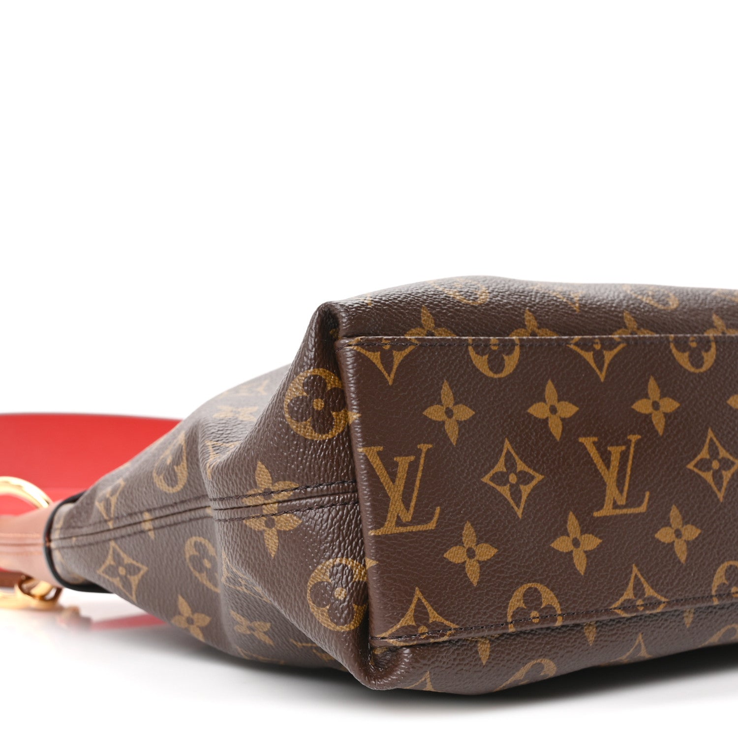 Monogram Tuileries Besace Caramel Rouge
