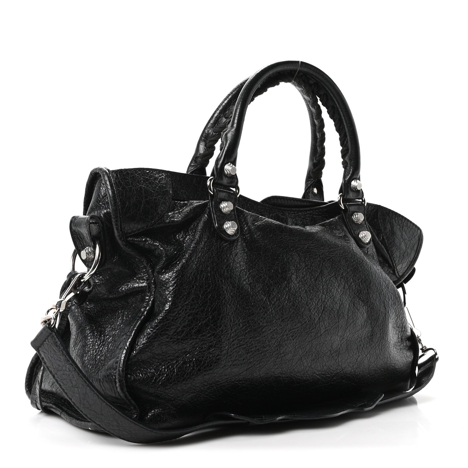 Agneau Giant 12 Silver Hardware City Black