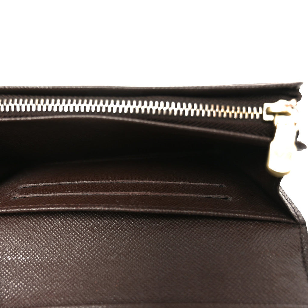 Damier Ebene Porte-Monnaie Billets Tresor Wallet