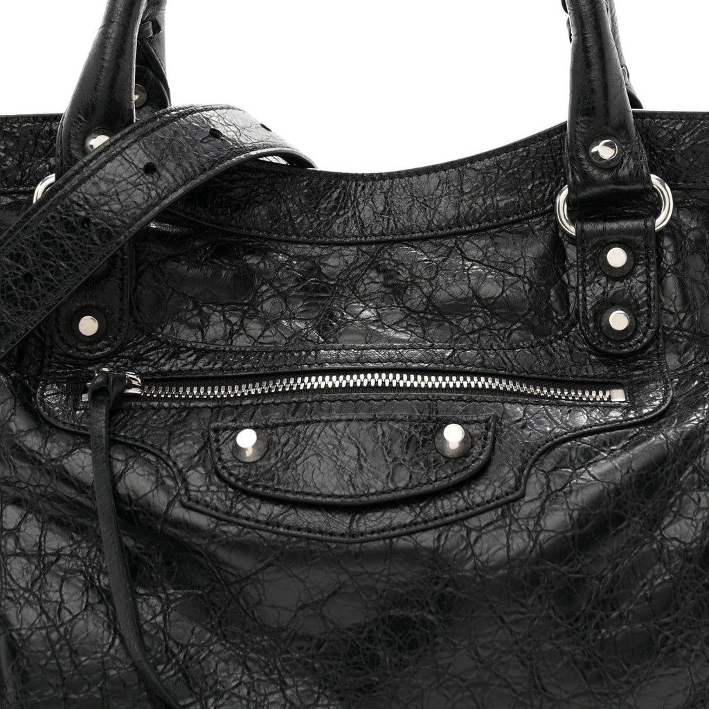 Agneau Arena Silver Hardware Medium Le City Black