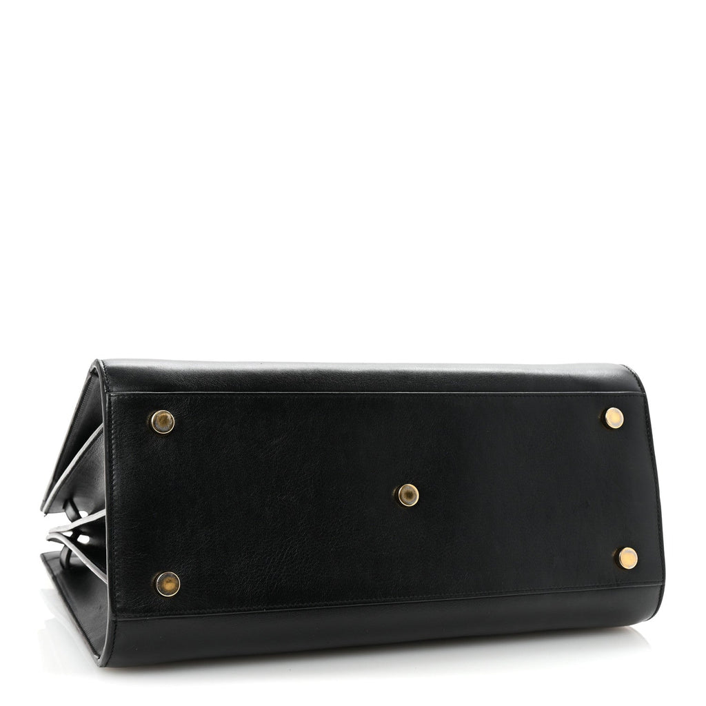 Calfskin Small Sac De Jour Black Black